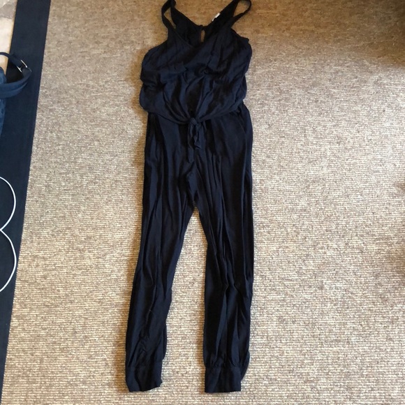 splendid black jumpsuit